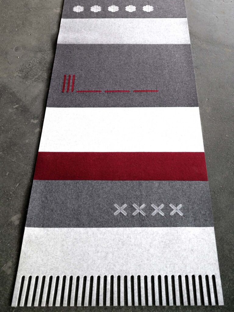 gewebter Teppich